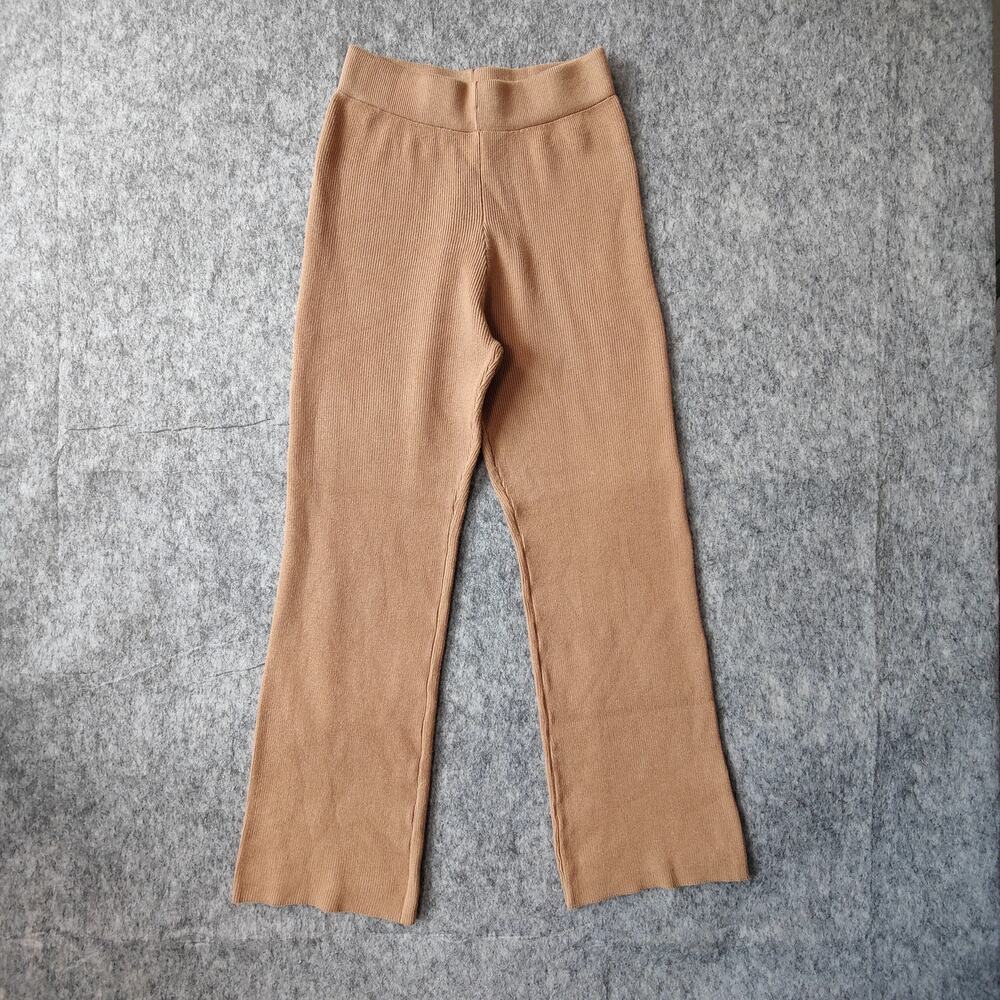 Minimalist Lounge Comfort High-Waisted Sweater Body Hugging Straight Leg Pant